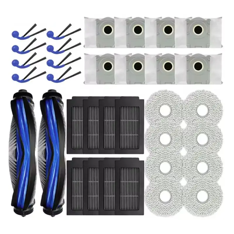 【A26P】Комплект запасных частей из 34 предметов для робота-пылесоса Ecovacs Deebot T30C Omni/T30C Pro Omni: щетки, фильтры, мешки для сбора пыли, салфетки для мытья полов
【A26P】Комплект запасных частей из 34 предметов для робота-пылесоса Ecovacs Deebot T30C Omni/T30C Pro Omni: щетки, фильтры, мешки для сбора пыли, салфетки для мытья полов