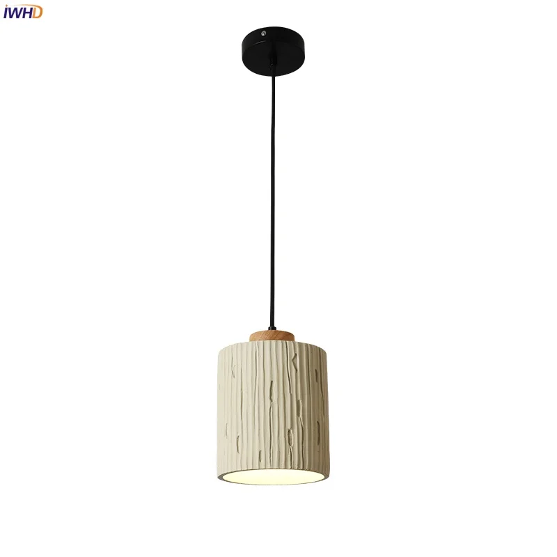IWHD Columnar Micro Cement LED Hanging Lamps Home Decor Living Dining Room Bedroom Loft Japanese Vintage Pendant Light Lamparas
IWHD Columnar Micro Cement LED Hanging Lamps Home Decor Living Dining Room Bedroom Loft Japanese Vintage Pendant Light Lamparas
