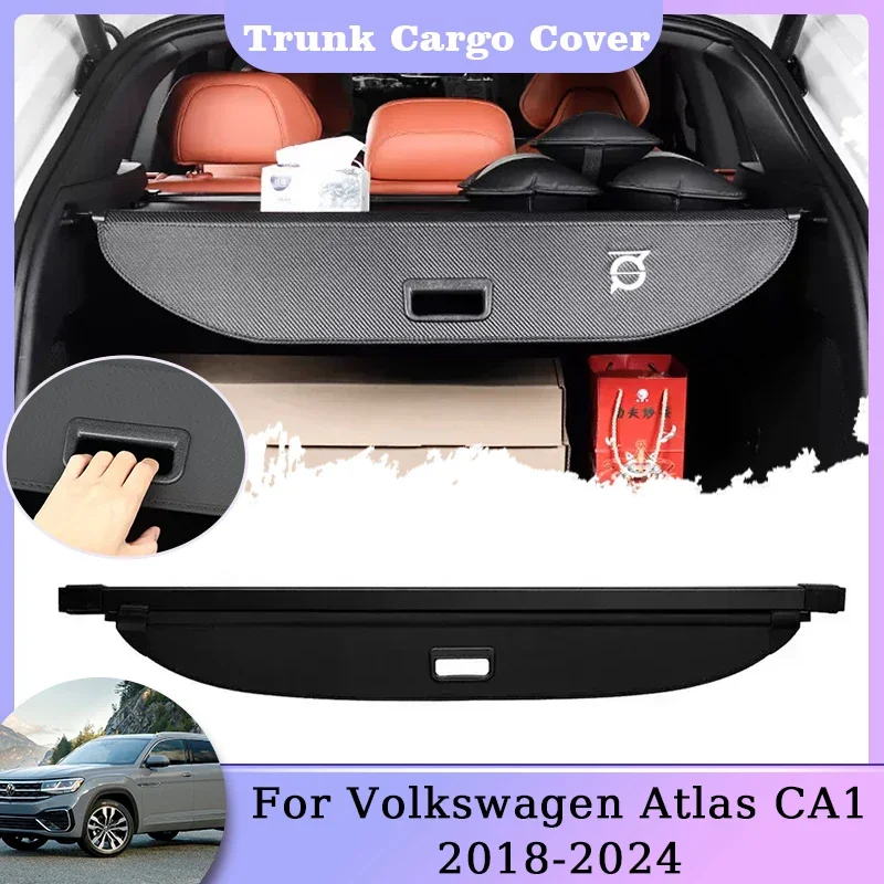 Rear Trunk Cargo Cover For VW Volkswagen Atlas Teramont CA1 2018 2019 2020 2021 2022 2023 2024 Luggage Curtain Mat Anti-peeping
Rear Trunk Cargo Cover For VW Volkswagen Atlas Teramont CA1 2018 2019 2020 2021 2022 2023 2024 Luggage Curtain Mat Anti-peeping