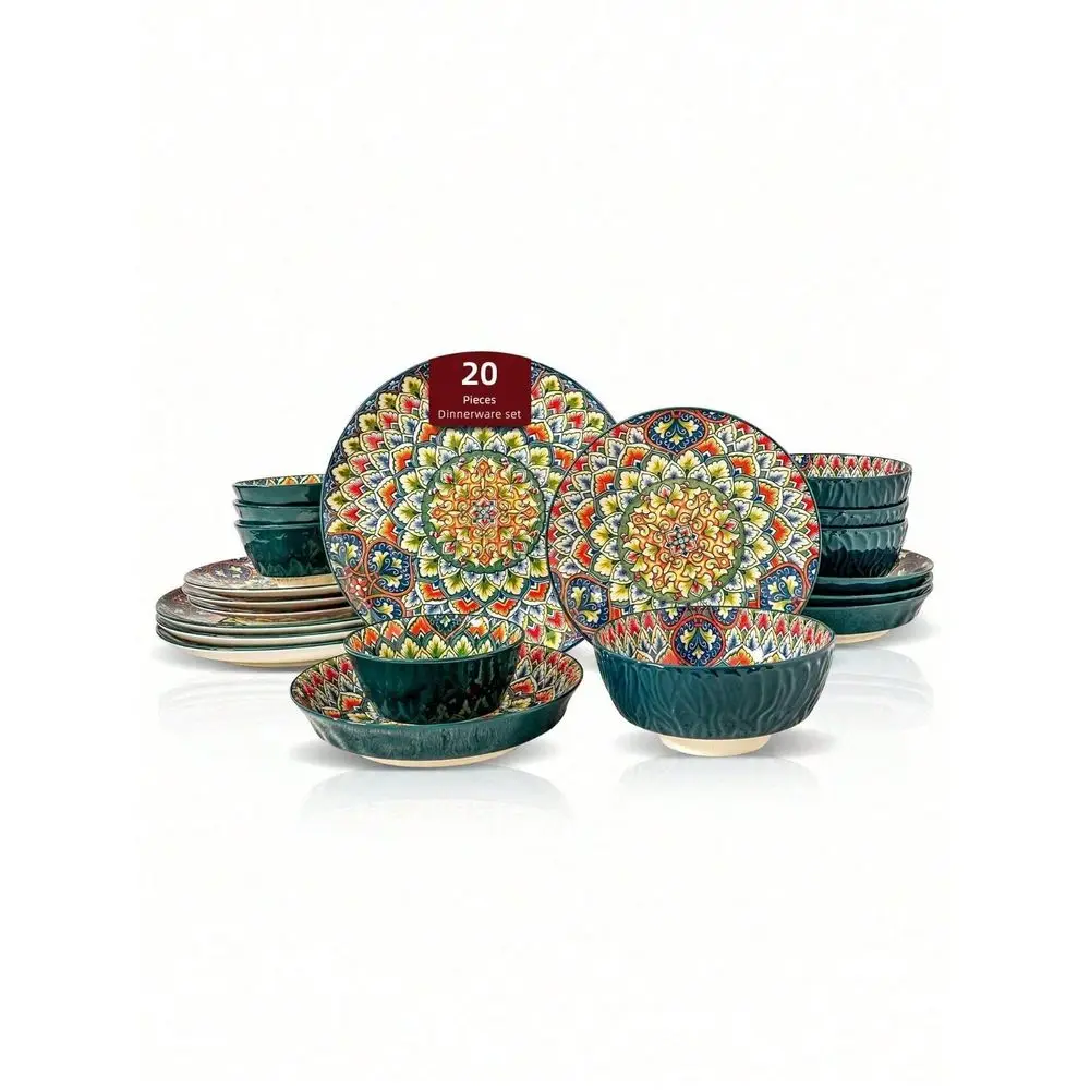 Sets, Plates And Bowls Set, Porcelain Dishes Set, ch Resistant, Bohemian Style Dining Ware
Sets, Plates And Bowls Set, Porcelain Dishes Set, ch Resistant, Bohemian Style Dining Ware
