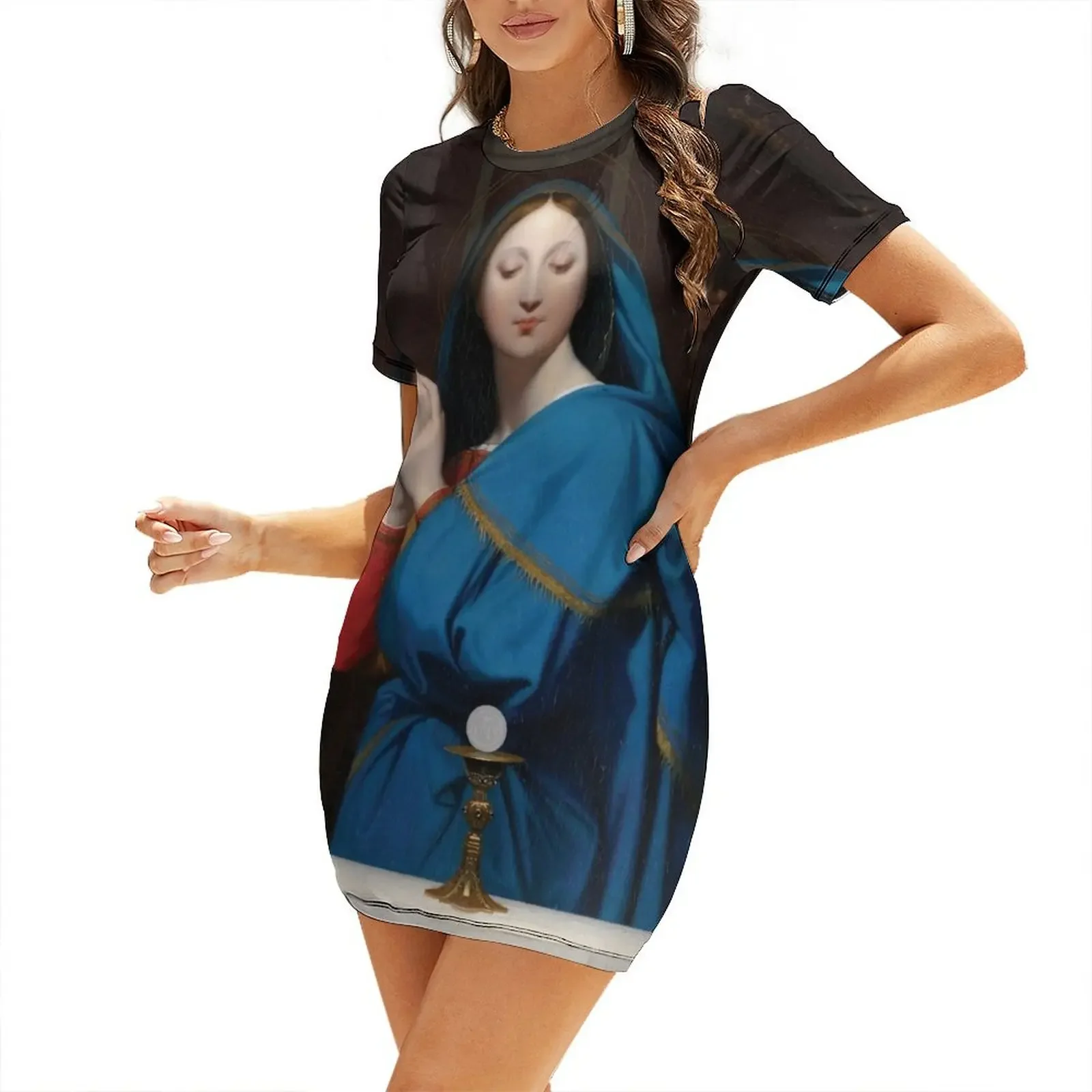 The Virgin Adoring the Host Short-Sleeved Dress dresses for women 2026 summer dresses ladies 2026 luxury woman evening dress
The Virgin Adoring the Host Short-Sleeved Dress dresses for women 2026 summer dresses ladies 2026 luxury woman evening dress