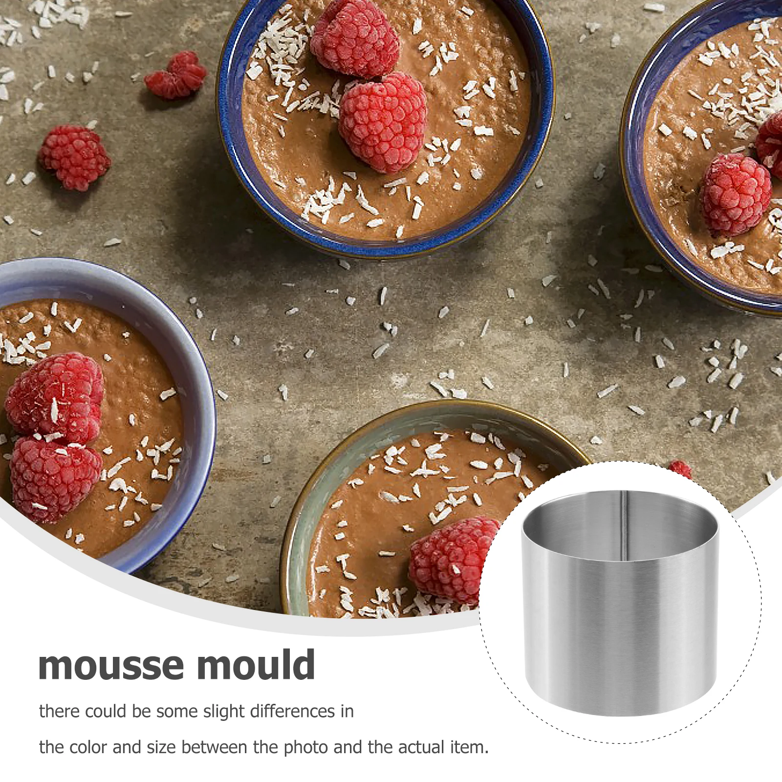 4Pcs Premium Circular Cake Baking Mould Stainless Steel Mousse Ring Cookie Mould Set Kitchen Utensil Tools
4Pcs Premium Circular Cake Baking Mould Stainless Steel Mousse Ring Cookie Mould Set Kitchen Utensil Tools
