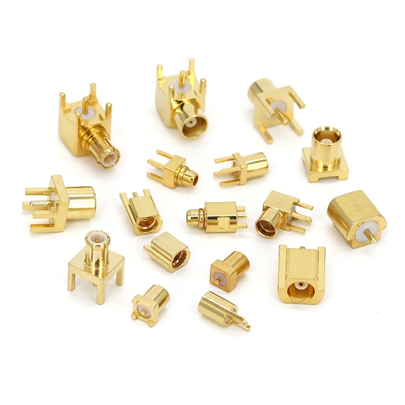 100Pcs MCX MMCX RF Coax Connectors Male Female PCB Mount Right Angle 90-Degree Goldplated Welding Terminal Straight Terminal
100Pcs MCX MMCX RF Coax Connectors Male Female PCB Mount Right Angle 90-Degree Goldplated Welding Terminal Straight Terminal