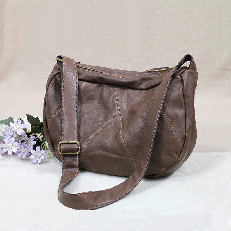 Retro Genuine Leather Women Handbags Casual Pure Cowhide Portable Tote Bag Large Capacity Soft Leather Shoulder Messenger Bags
Retro Genuine Leather Women Handbags Casual Pure Cowhide Portable Tote Bag Large Capacity Soft Leather Shoulder Messenger Bags