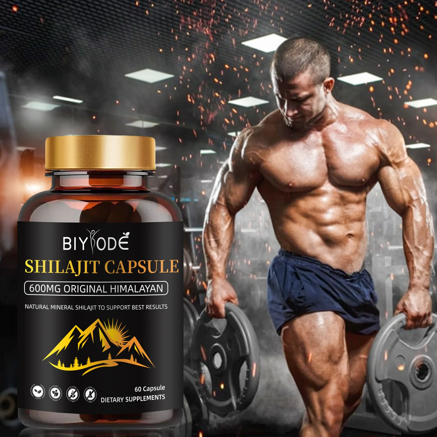 Original ORGANIC Shilajit With Muscle Recovery Reduce Fatiguesupplement Vegetarian Supplement Pure Himalayan Shilajit Capsules
Original ORGANIC Shilajit With Muscle Recovery Reduce Fatiguesupplement Vegetarian Supplement Pure Himalayan Shilajit Capsules