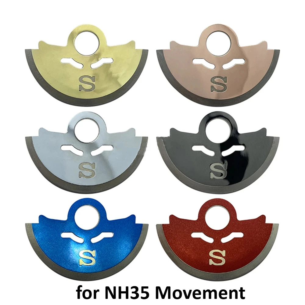 NH35 Movement Oscillating Weight Rotors Automatic Hammer Sheet Patch Sticker for NH35 NH36 Watch Movement Modification Parts
NH35 Movement Oscillating Weight Rotors Automatic Hammer Sheet Patch Sticker for NH35 NH36 Watch Movement Modification Parts