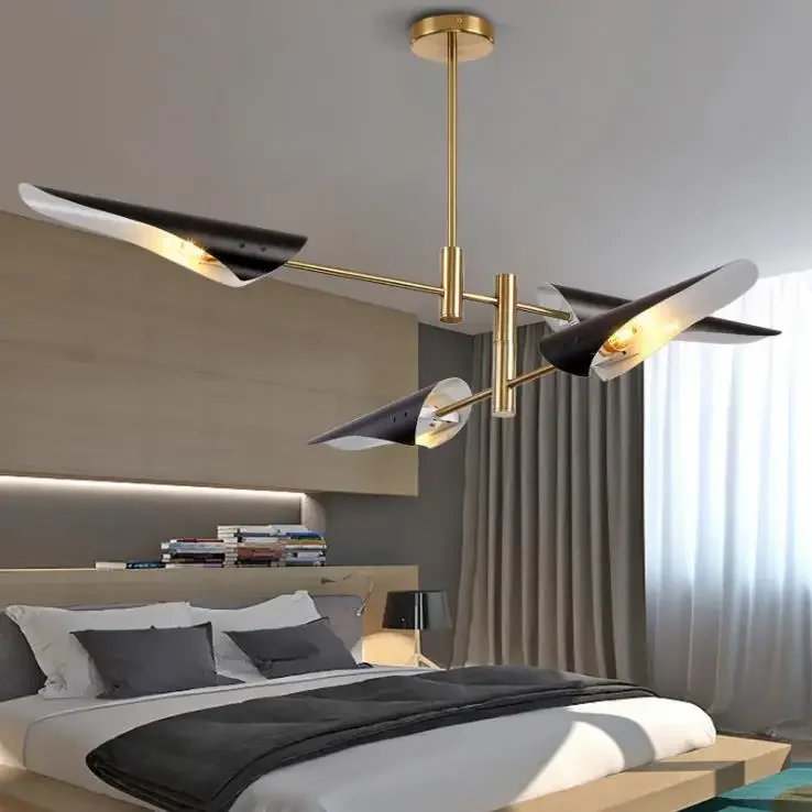 Metal wind oblique mouth creative postmodern Nordic industrial style living room style wrought iron personality fashion chandely
Metal wind oblique mouth creative postmodern Nordic industrial style living room style wrought iron personality fashion chandely