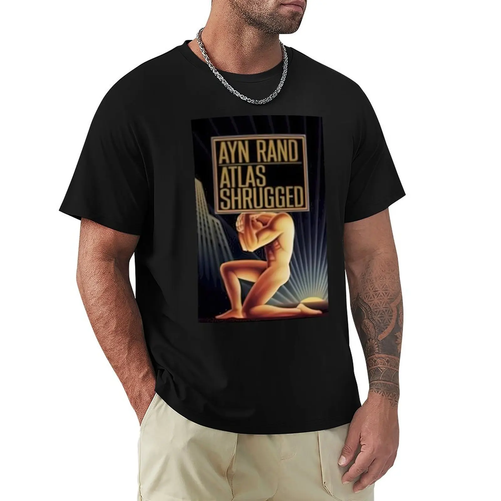 Ayn Rand Atlas Shrugged T-Shirt Large Size Casual Tee Shirt
Ayn Rand Atlas Shrugged T-Shirt Large Size Casual Tee Shirt