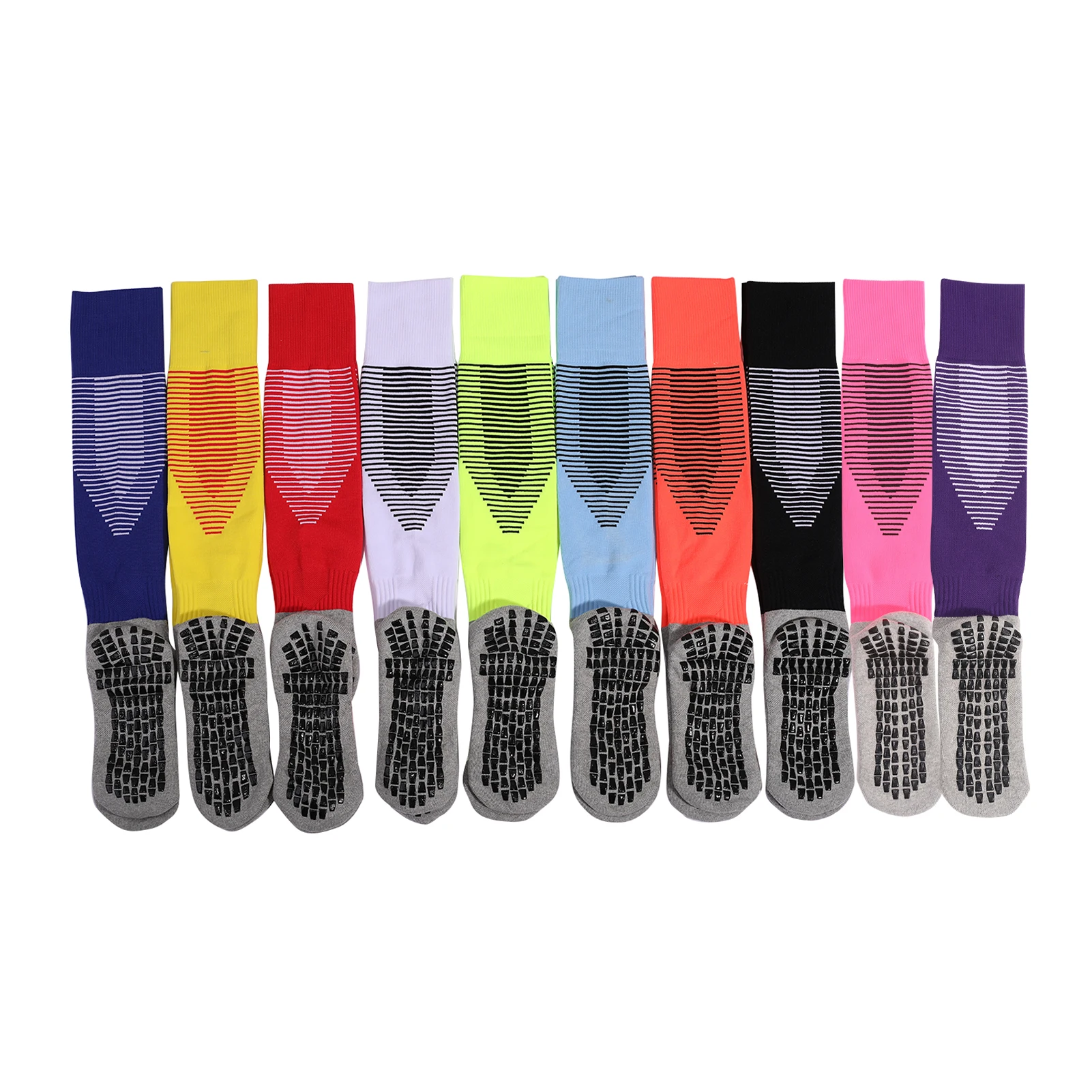 Cushion Football Socks Over the Calf Non Slip Grip White Yellow Orange Red Pink Purple Light Blue Royal Blue Light Green Black
Cushion Football Socks Over the Calf Non Slip Grip White Yellow Orange Red Pink Purple Light Blue Royal Blue Light Green Black