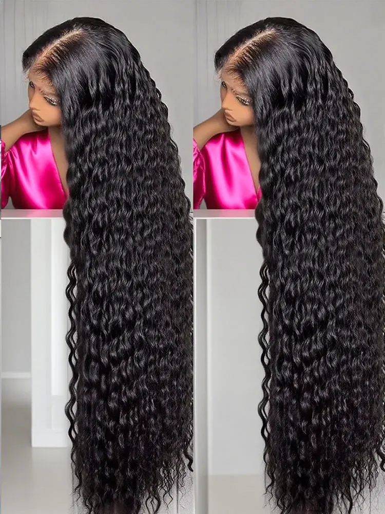 40Inch Human Hair 13x6 13x4 HD Lace Frontal Wig Brazilian Loose Deep Wave Curly Human Hair Lace Front Wig Preplucked 300 Density
40Inch Human Hair 13x6 13x4 HD Lace Frontal Wig Brazilian Loose Deep Wave Curly Human Hair Lace Front Wig Preplucked 300 Density