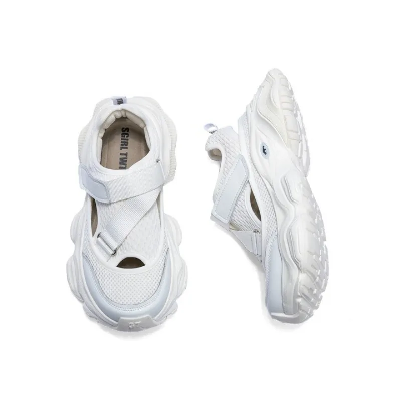 Women's Hollow Breathable Dad Shoes Heightening Velcro Sandals Casual Sneakers Comfortable Fashion
Women's Hollow Breathable Dad Shoes Heightening Velcro Sandals Casual Sneakers Comfortable Fashion