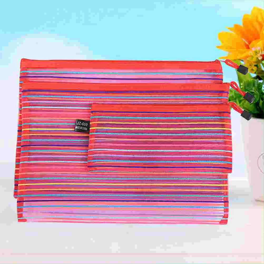 3Pcs Nylon Mesh File Bags A4 A5 B6 Size Colorful Zipper Pouches for Documents Storage ganizer Portable File Holder
3Pcs Nylon Mesh File Bags A4 A5 B6 Size Colorful Zipper Pouches for Documents Storage ganizer Portable File Holder