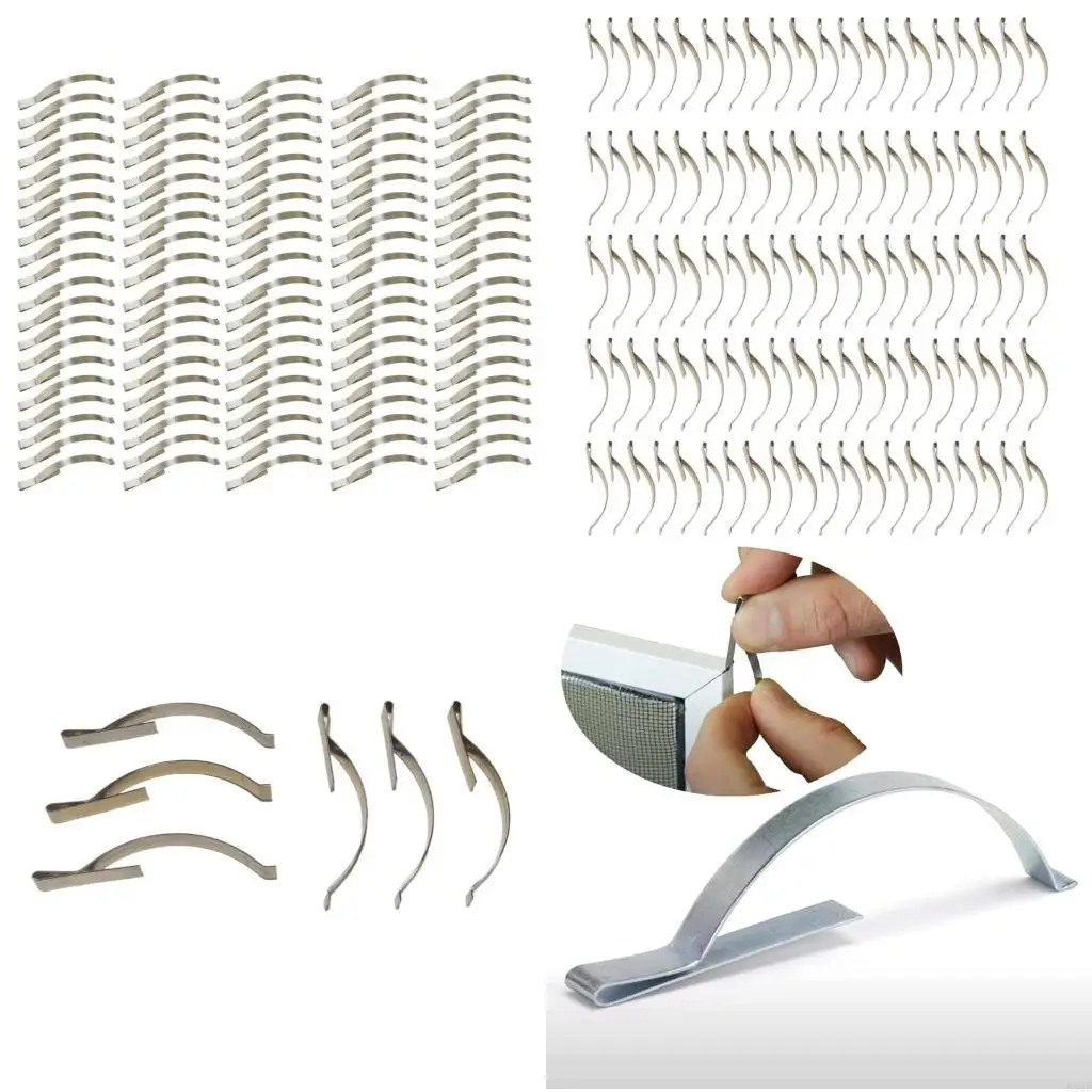 581E Flat Window Screen Tension Clips Steel Corner Springs Window Frame Hardware Simple Installs for Strong Screen Support
581E Flat Window Screen Tension Clips Steel Corner Springs Window Frame Hardware Simple Installs for Strong Screen Support