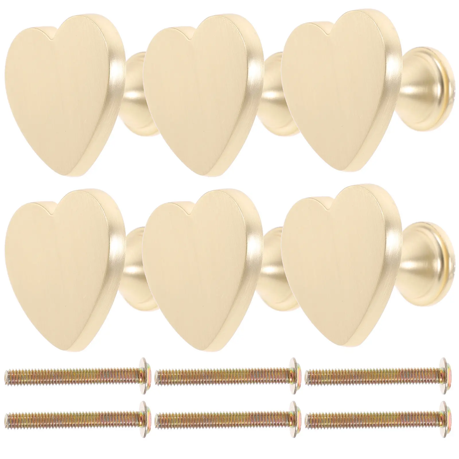 6Pcs Heart Shape Zinc Alloy Furniture Handle Cute Drawer Pulls Cabinet Door Handle Replacement Metal Knobs for Wardrobe
6Pcs Heart Shape Zinc Alloy Furniture Handle Cute Drawer Pulls Cabinet Door Handle Replacement Metal Knobs for Wardrobe