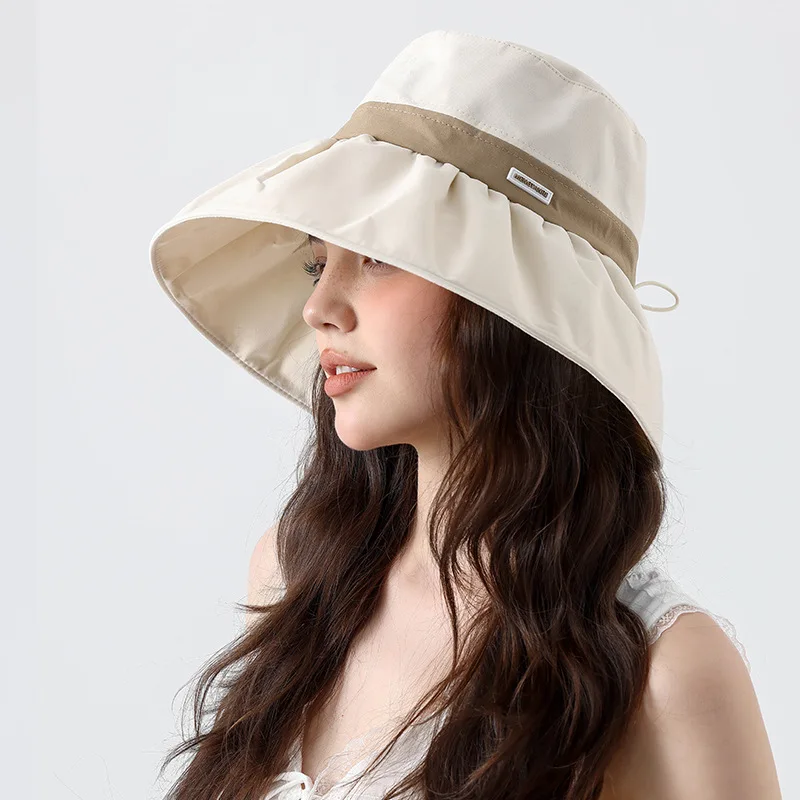 Fashion Korean Version Sun Hat with Small Face and UV Protection Beach Sun Fisherman hat
Fashion Korean Version Sun Hat with Small Face and UV Protection Beach Sun Fisherman hat
