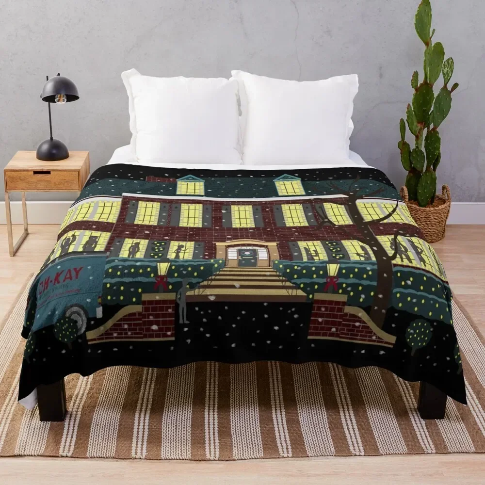 home alone house at night shadows dancing in the window (snow version) Throw Blanket Beach valentine gift ideas Blankets
home alone house at night shadows dancing in the window (snow version) Throw Blanket Beach valentine gift ideas Blankets