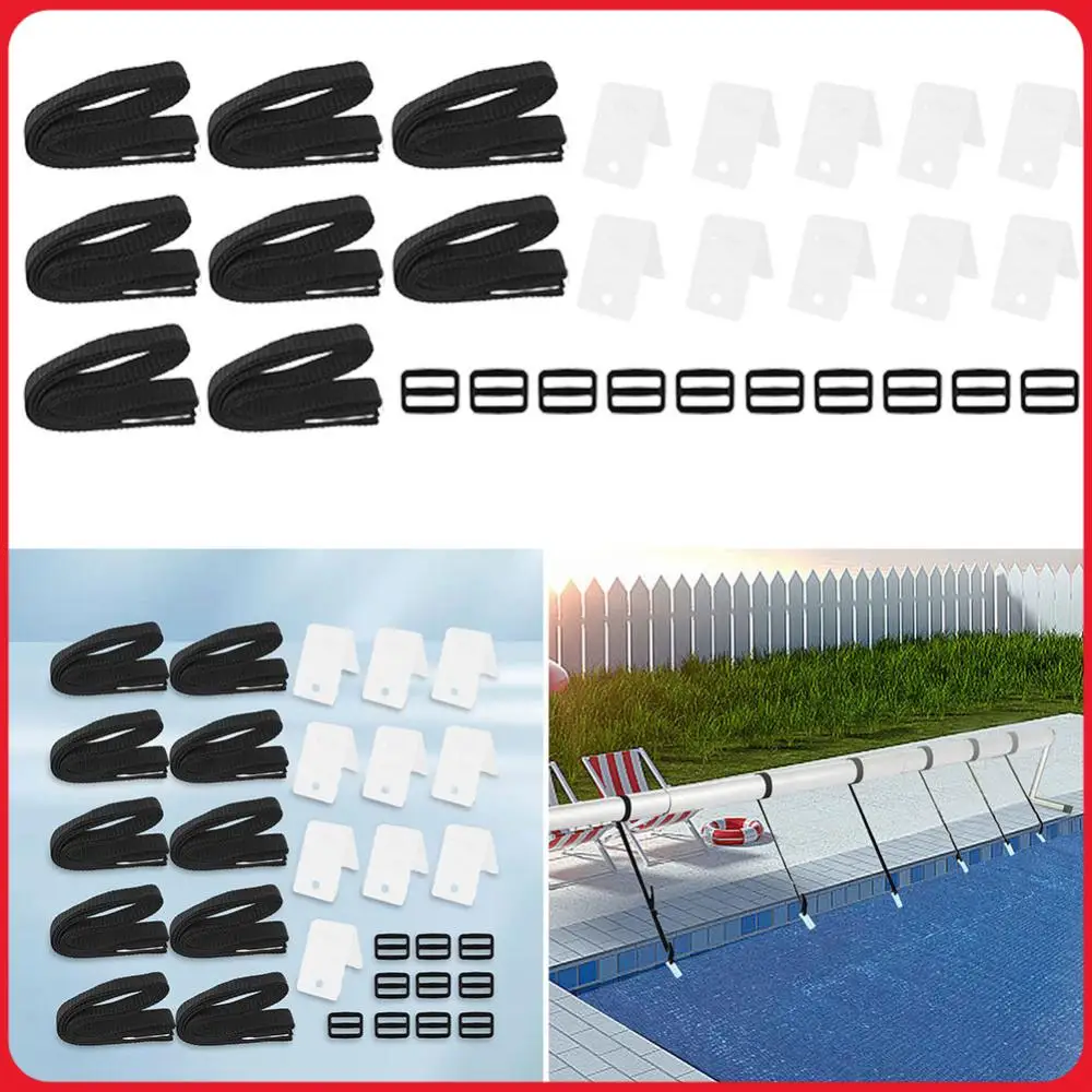 Swimming Blanket Strap Solar Cover Fastening Set Clips Buckle Fastener Kit Strap and Clip for Inground Swimming Pool
Swimming Blanket Strap Solar Cover Fastening Set Clips Buckle Fastener Kit Strap and Clip for Inground Swimming Pool