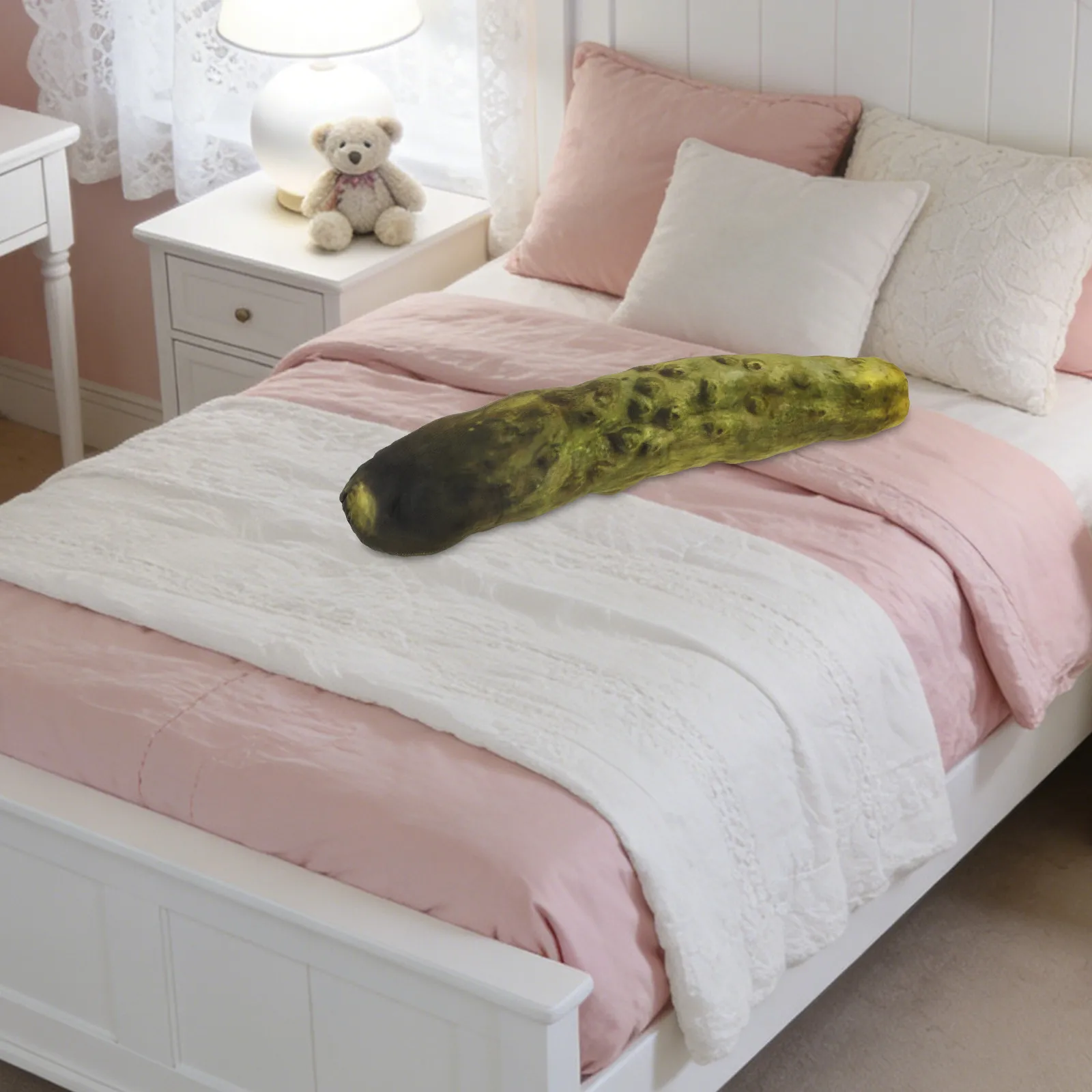 Large Pickle Cucumber Stuffed Cushion 98Cm Food Shape Funny 3D Pickle Throw Pillow Sofa Bed Decor Funny Food Pillow
Large Pickle Cucumber Stuffed Cushion 98Cm Food Shape Funny 3D Pickle Throw Pillow Sofa Bed Decor Funny Food Pillow