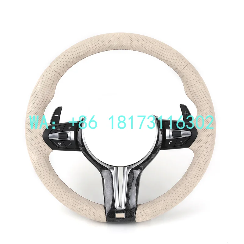 China Plant 2026 With Forged Carbon Trim Beige Color Leather M Sport Steering Wheel F10 F20 F30 M3 F80 M4 F82 M2 F87 M5
China Plant 2026 With Forged Carbon Trim Beige Color Leather M Sport Steering Wheel F10 F20 F30 M3 F80 M4 F82 M2 F87 M5