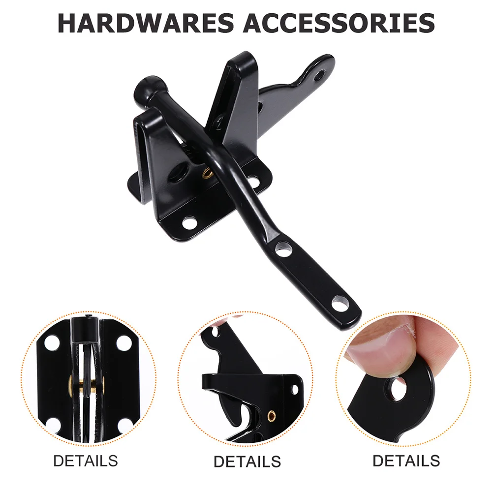 Gate Latch Heavy Duty Solid Steel Automatic Zipper Handle for Wooden Metal Fence Gate Latches Secure Outdoor Lock
Gate Latch Heavy Duty Solid Steel Automatic Zipper Handle for Wooden Metal Fence Gate Latches Secure Outdoor Lock