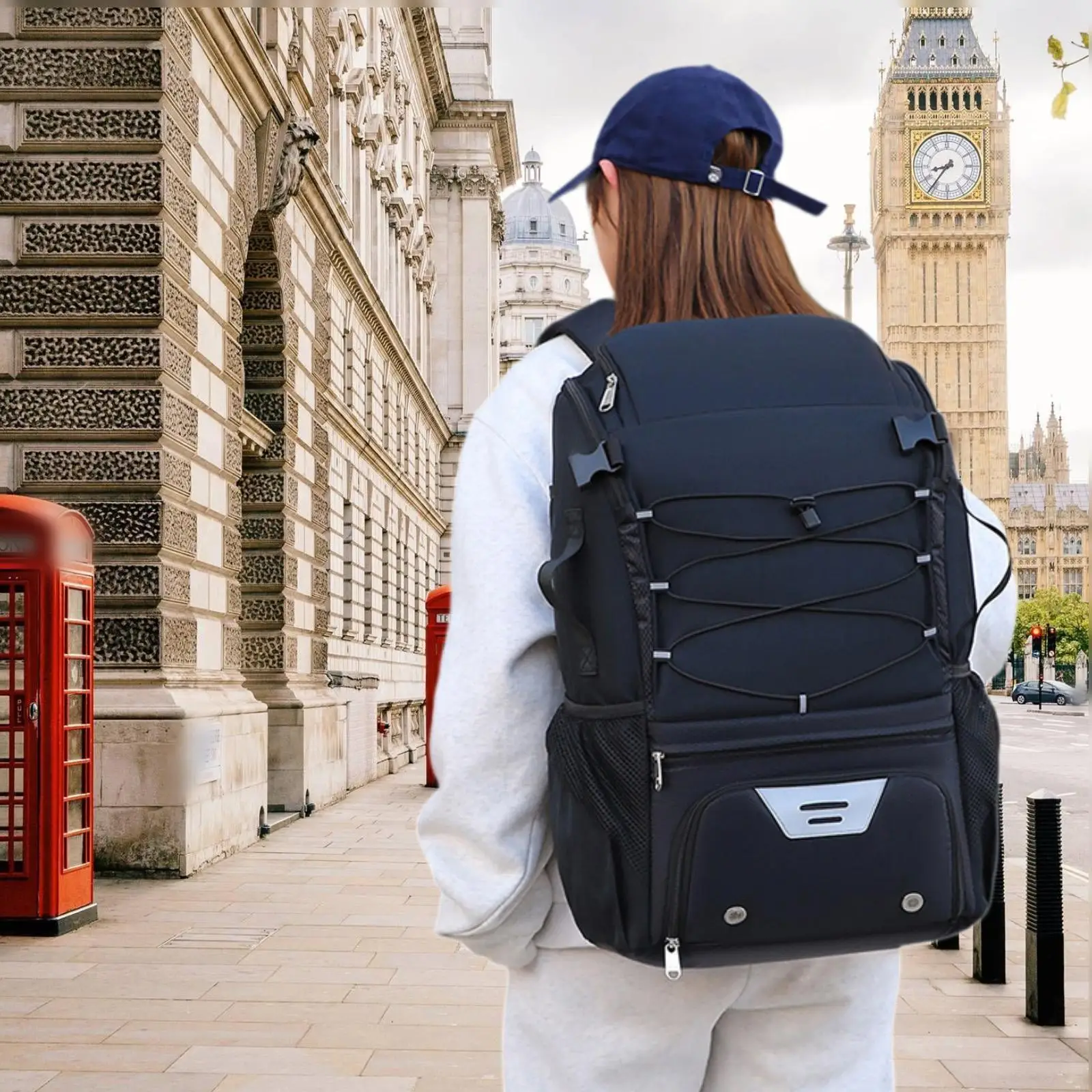 Basketball Backpack Sturdy Waterproof Nylon Reflective Stripes Travel Bag for Hockey Outdoor Activities Baseball Rugby Men Women
Basketball Backpack Sturdy Waterproof Nylon Reflective Stripes Travel Bag for Hockey Outdoor Activities Baseball Rugby Men Women