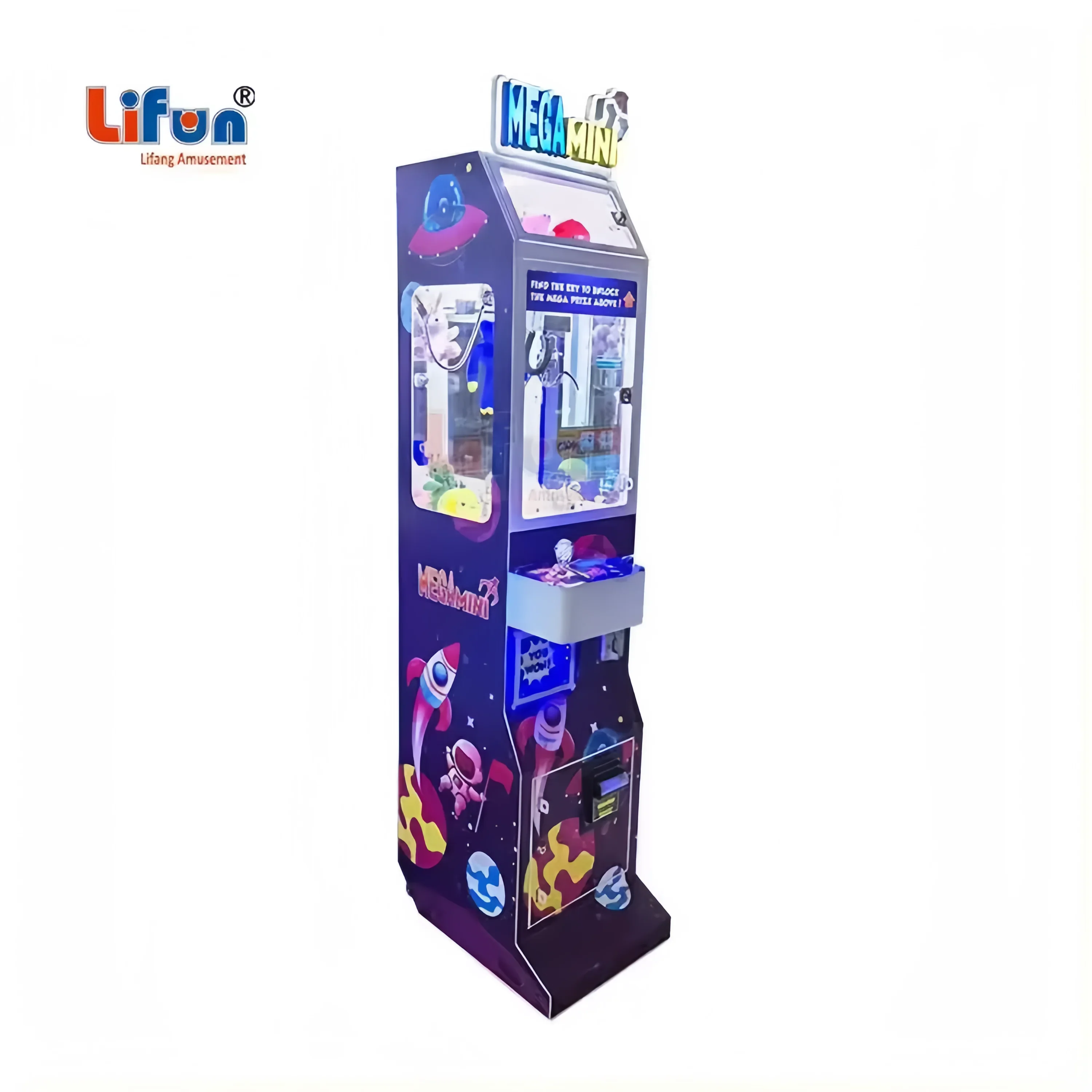 Lifun Mega Mini Claw Machine Doll Crane Kids Toy Vending Machines Toy Claw Machine
Lifun Mega Mini Claw Machine Doll Crane Kids Toy Vending Machines Toy Claw Machine
