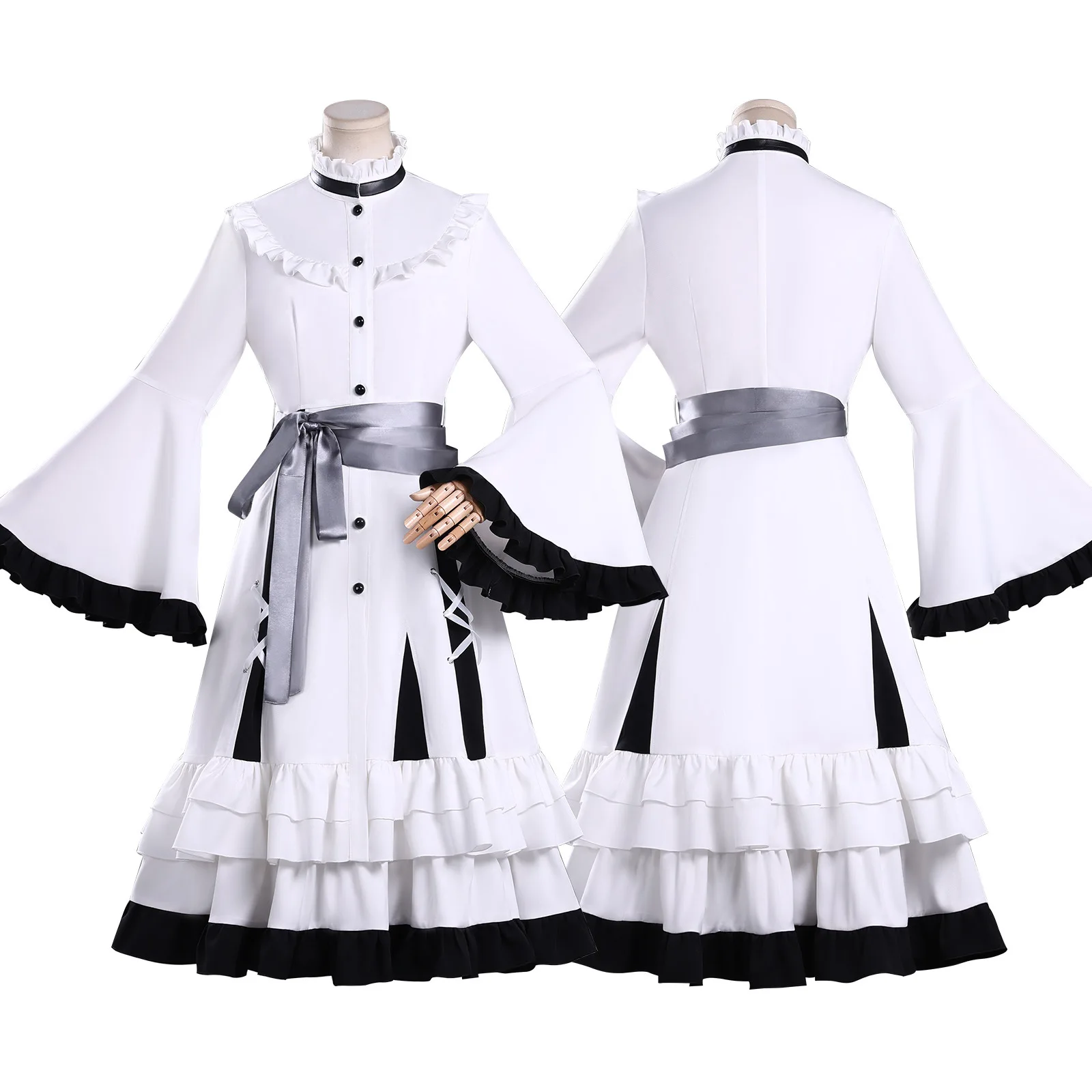 Hot Anime Puella Magi Magical Girl Ice Meryl Witch Trial Cosplay Costume Women's Judge Game Outfit Dress Halloween Party Suit
Hot Anime Puella Magi Magical Girl Ice Meryl Witch Trial Cosplay Costume Women's Judge Game Outfit Dress Halloween Party Suit