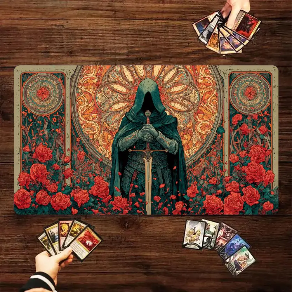 Mysterious Rose Knight Magic Card Battle Mat MTG Playmat Anti-slip Base 35X60CM gathering gaming mats Board Game Mat for TCG
Mysterious Rose Knight Magic Card Battle Mat MTG Playmat Anti-slip Base 35X60CM gathering gaming mats Board Game Mat for TCG