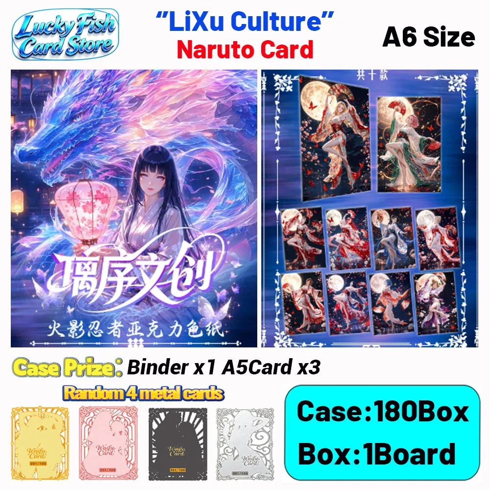 Wholesale 2026 New Lixu Culture Naruto Goddess Waifu Card A6 Size Acrylic Board Color Paper Vol.1 Anime Hobby Gifts
Wholesale 2026 New Lixu Culture Naruto Goddess Waifu Card A6 Size Acrylic Board Color Paper Vol.1 Anime Hobby Gifts