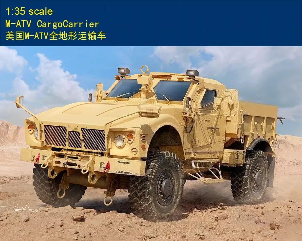 Trumpeter Plastic Assembled Model Kit 63556 M-ATV Cargo Carrier 1/35
Trumpeter Plastic Assembled Model Kit 63556 M-ATV Cargo Carrier 1/35