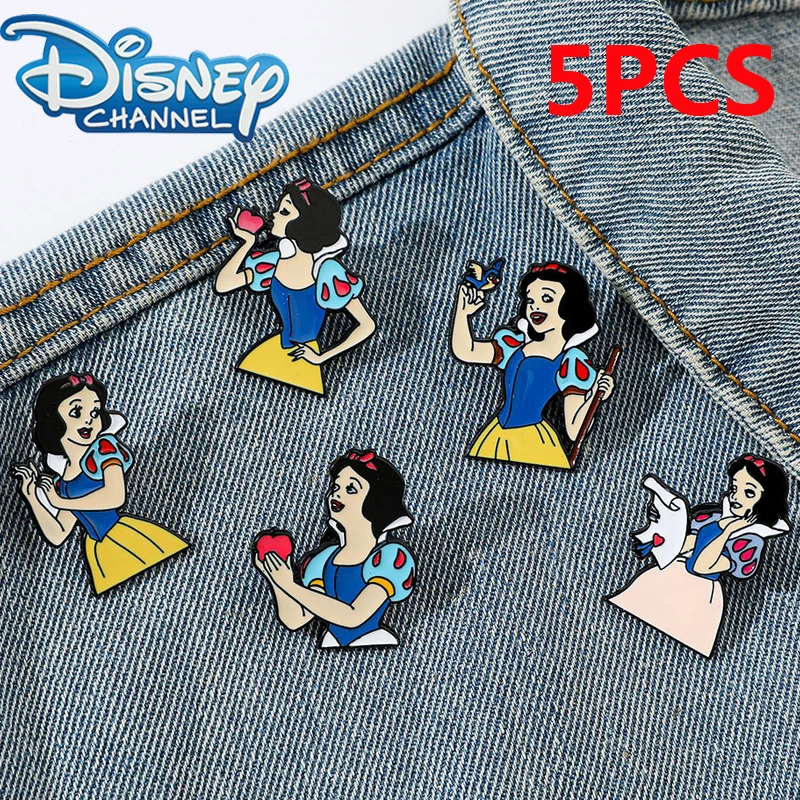 Disney Cartoon Anime Cute Snow White Metal Brooch Decoration Creative Story Characters Dripping Oil Alloy Brooch Accessories 
Disney Cartoon Anime Cute Snow White Metal Brooch Decoration Creative Story Characters Dripping Oil Alloy Brooch Accessories