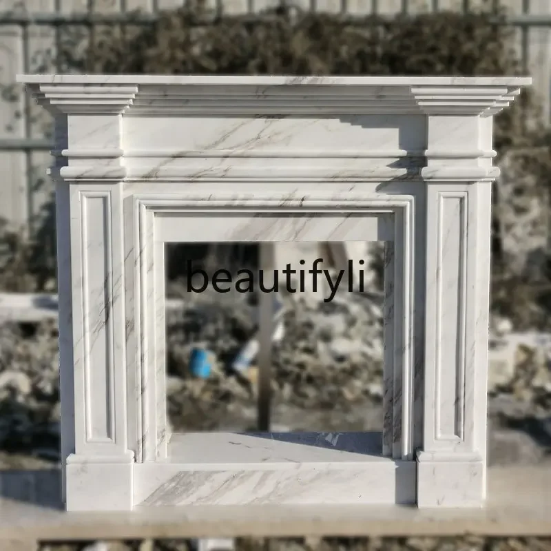 G Marble fireplace French stone fireplace decorative cabinet living room jazz white mantel
G Marble fireplace French stone fireplace decorative cabinet living room jazz white mantel