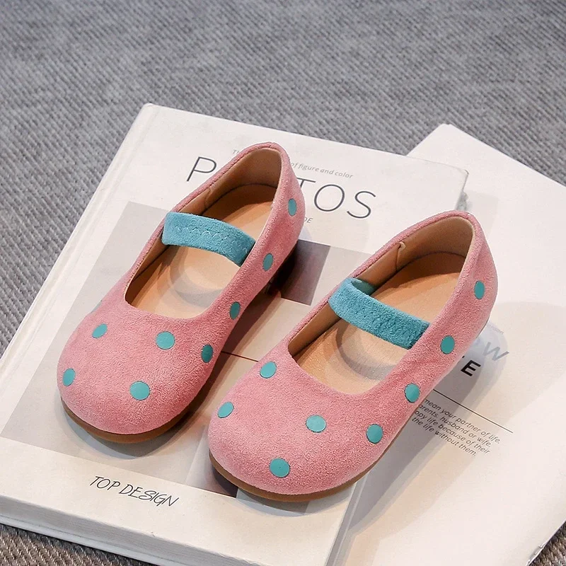 Girls Princess Shoes Polka Dots Sweet Kids Flat Shoes Round Toes Slip-on 2025 New Girls Leather Shoes Candy Color Non-slip Soft
Girls Princess Shoes Polka Dots Sweet Kids Flat Shoes Round Toes Slip-on 2025 New Girls Leather Shoes Candy Color Non-slip Soft