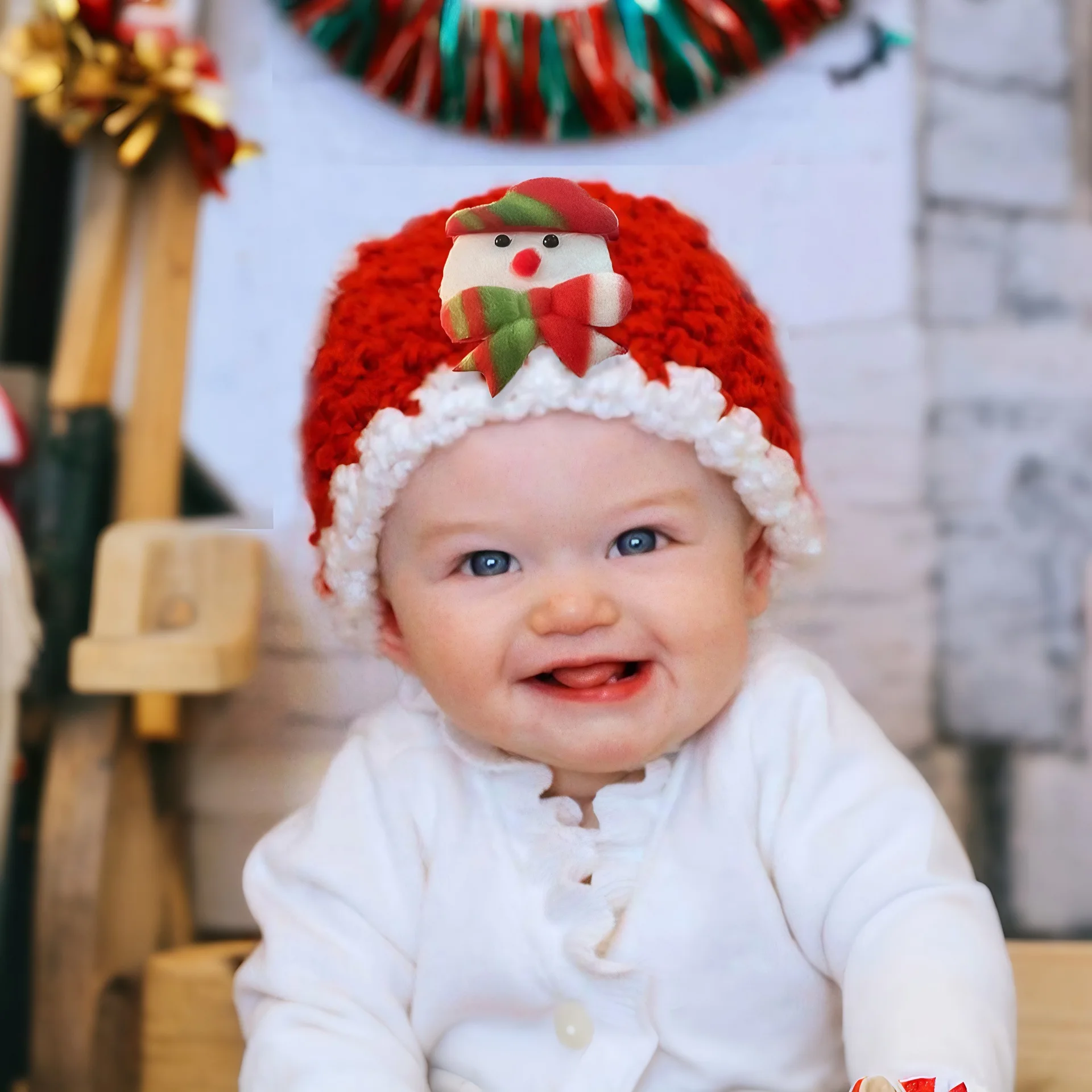 0-2Y Newborn Christmas Hat Toddler Warm Woolen Beanie Winter Baby Knitted Hat Red Santa Claus Cartoon Knitted Bonnet Ski Cap
0-2Y Newborn Christmas Hat Toddler Warm Woolen Beanie Winter Baby Knitted Hat Red Santa Claus Cartoon Knitted Bonnet Ski Cap