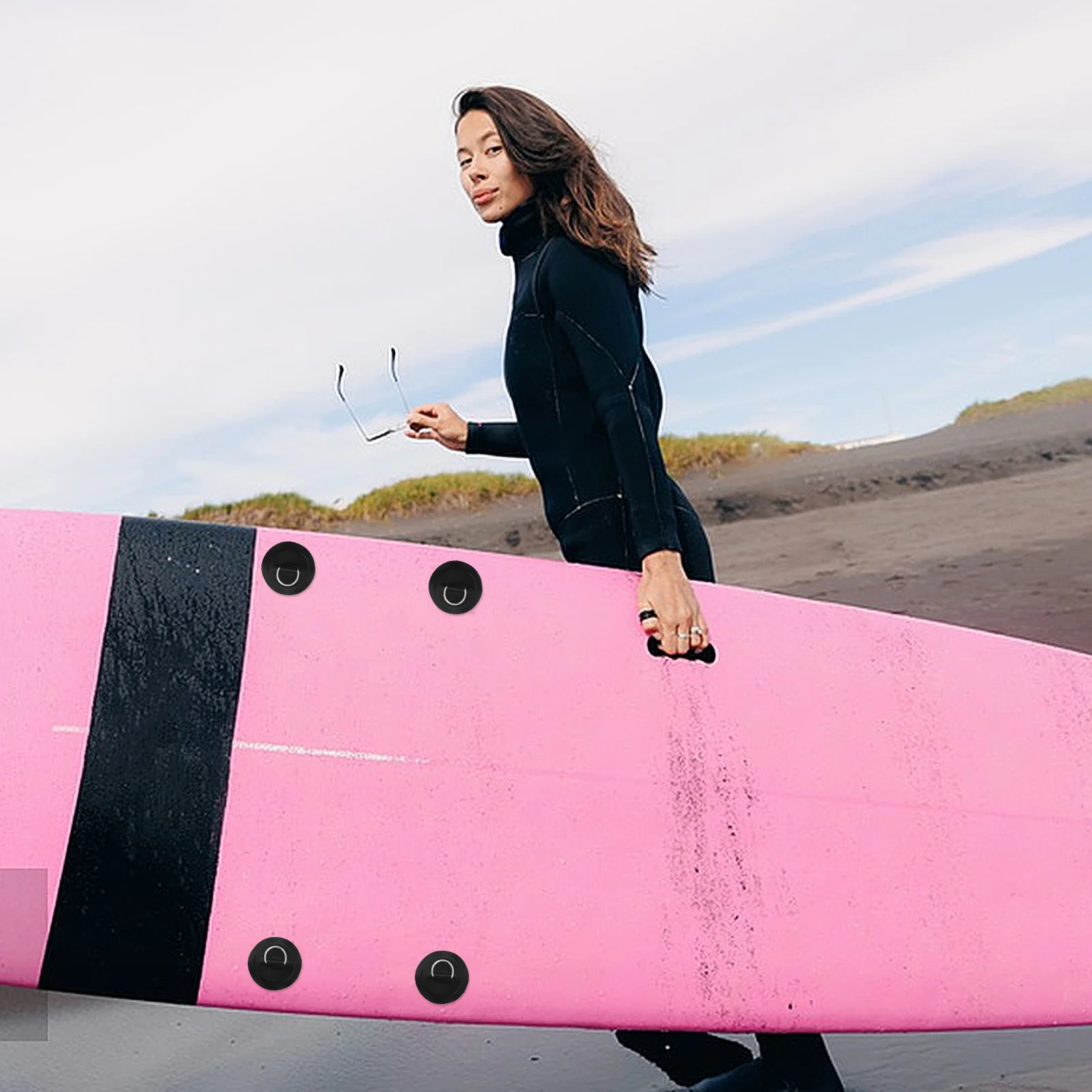 4Pcs Inflatable Paddleboard D Ring Buckle Stainless Steel Attachment Portable Boat Rope Fix Paddle Deck Multifunctional
4Pcs Inflatable Paddleboard D Ring Buckle Stainless Steel Attachment Portable Boat Rope Fix Paddle Deck Multifunctional