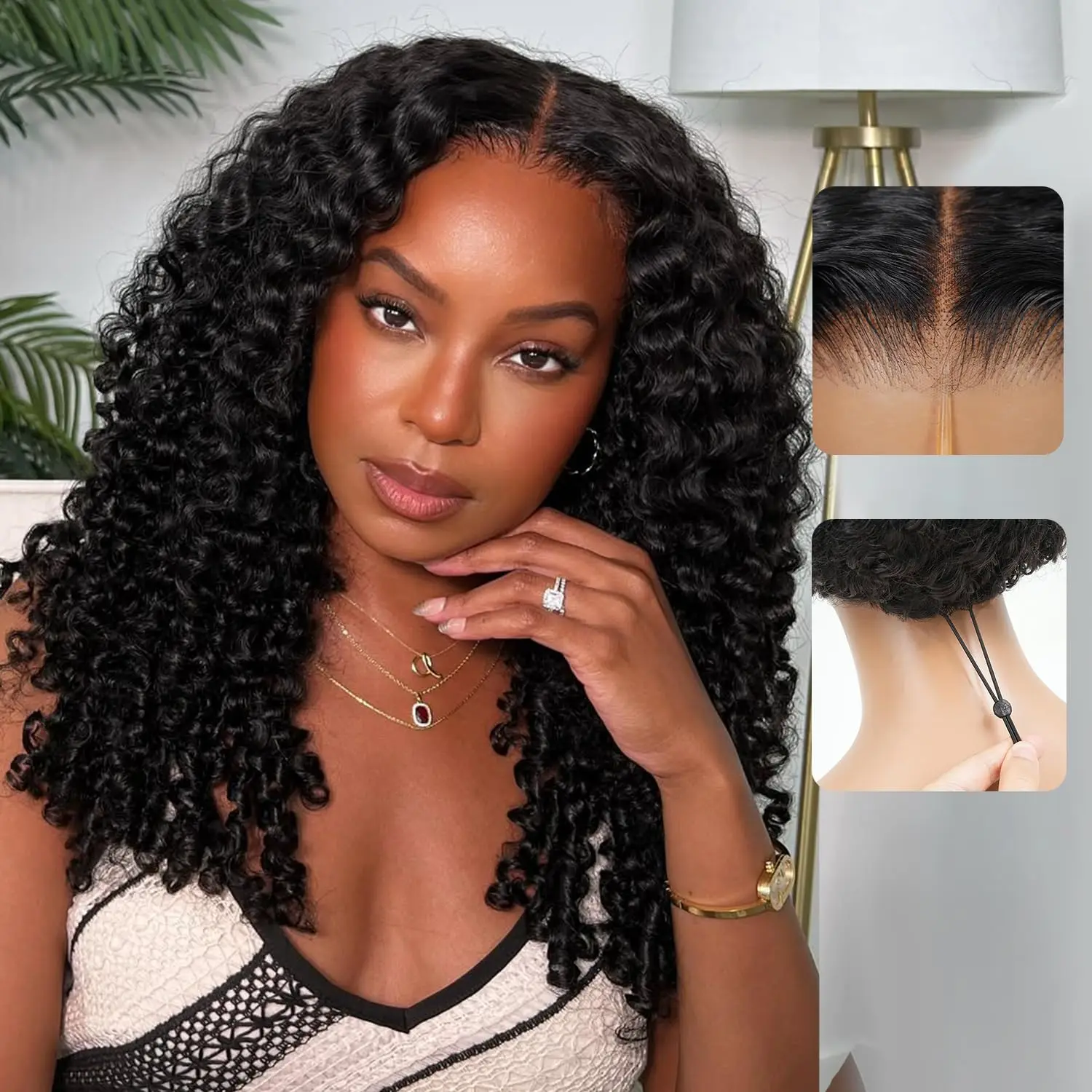7x6 Burmese Curly Glueless Wigs 250% Deep Curly Pre Cut HD Lace Human Hair Lace Front Wigs Pre Plucked Pre Bleached Put On And Go Burmese Curly Glueless Lace Wigs For Beginner Friendly Natural Black 3s Wear Go Deep Wace HD Lace Wigs For Women
7x6 Burmese Curly Glueless Wigs 250% Deep Curly Pre Cut HD Lace Human Hair Lace Front Wigs Pre Plucked Pre Bleached Put On And Go Burmese Curly Glueless Lace Wigs For Beginner Friendly Natural Black 3s Wear Go Deep Wace HD Lace Wigs For Women