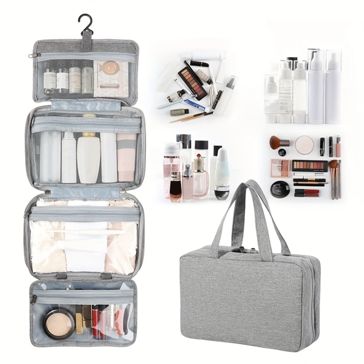 Wet And Dry Separation Travel Waterproof Folding Toiletry Bag, Cosmetic Bag, Large Capacity Multi-functional Travel Bag
Wet And Dry Separation Travel Waterproof Folding Toiletry Bag, Cosmetic Bag, Large Capacity Multi-functional Travel Bag