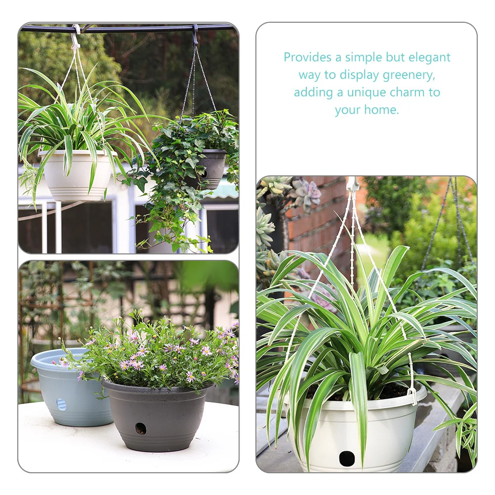 3Pcs Hanging Planter Baskets Premium Thick Flowerpot for Plants Decorative Hanging Basket for Home Garden Courtyard Decoration
3Pcs Hanging Planter Baskets Premium Thick Flowerpot for Plants Decorative Hanging Basket for Home Garden Courtyard Decoration