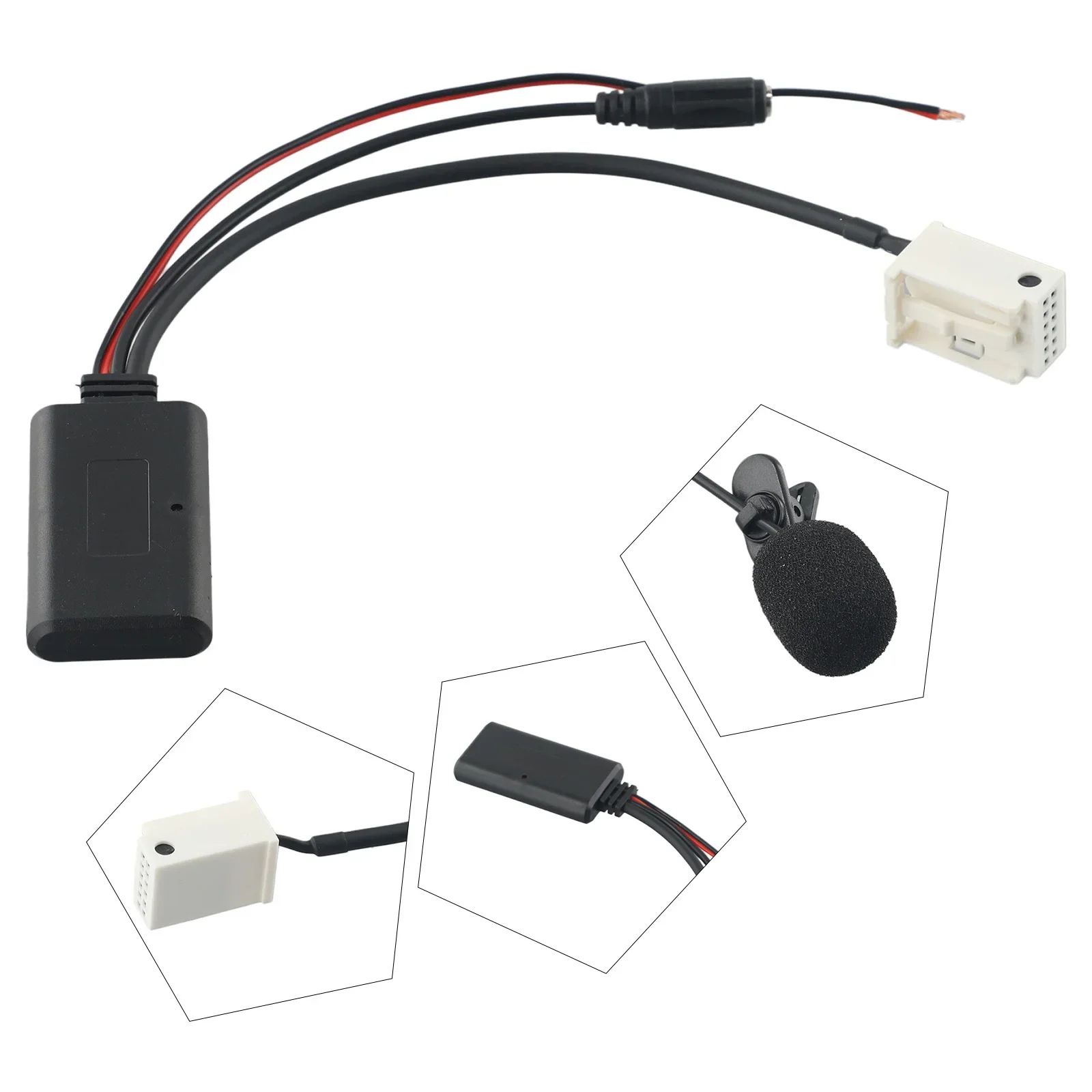 1 шт. 12-контактный AUX-адаптер, кабель Hands-Free 5,0 версия для Premium-MCD-RNS 510 RCD 200 210 300 310 500
1 шт. 12-контактный AUX-адаптер, кабель Hands-Free 5,0 версия для Premium-MCD-RNS 510 RCD 200 210 300 310 500