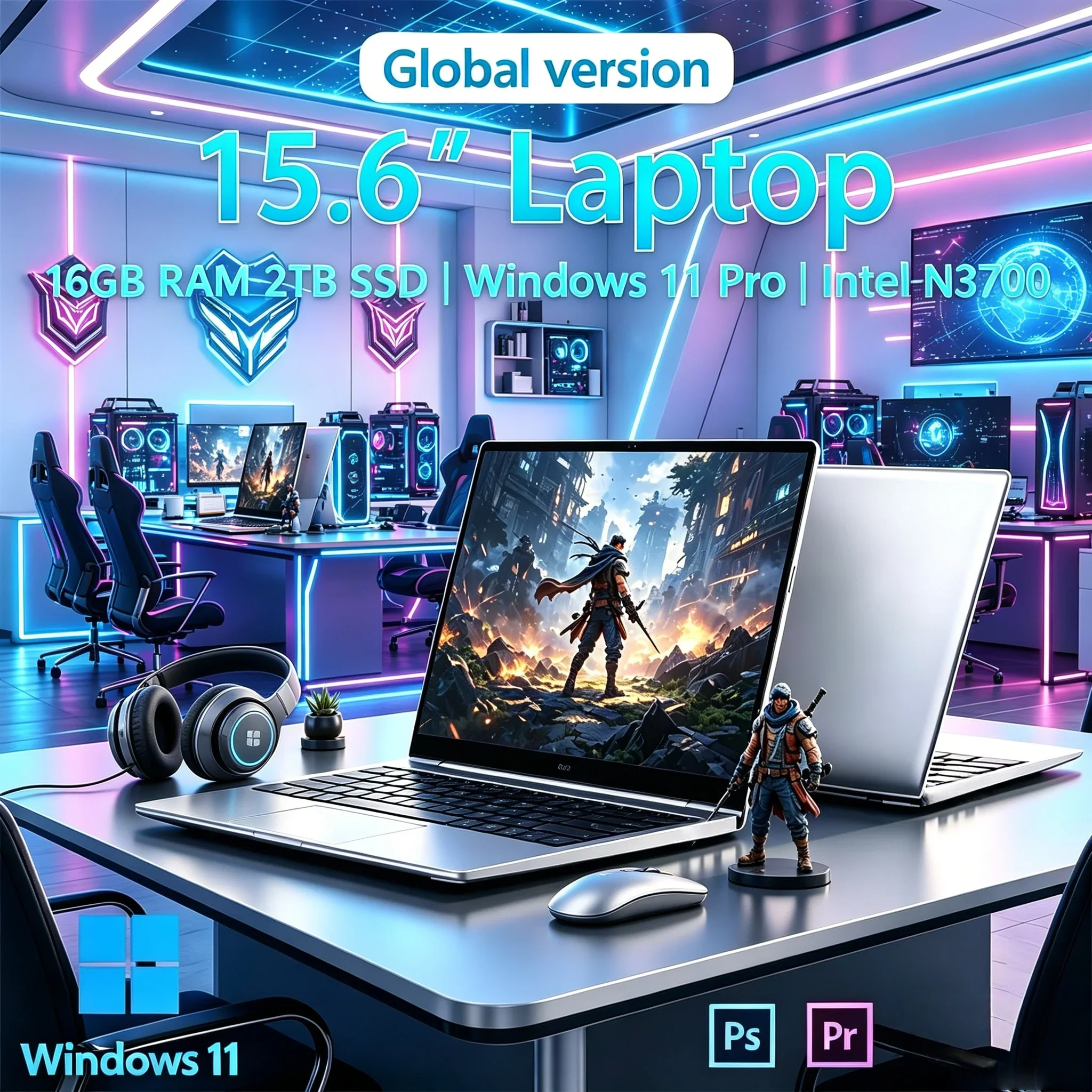 Business Travel Portable Notebook 15.6" Intel 6500Y 32GB RAM 2TB SSD Privacy Fingerprint Lock Office Laptop
Business Travel Portable Notebook 15.6" Intel 6500Y 32GB RAM 2TB SSD Privacy Fingerprint Lock Office Laptop