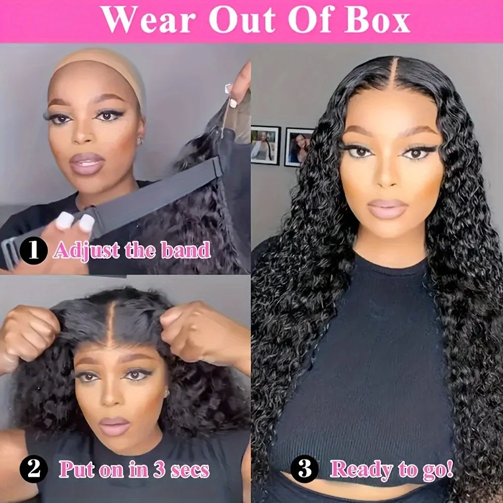 13x4 13x6 HD Transparent Lace Front Human Hair Wigs Frontal Curly Wigs 100% Natural Brazilian Deep Wave Black Hair Glueless
13x4 13x6 HD Transparent Lace Front Human Hair Wigs Frontal Curly Wigs 100% Natural Brazilian Deep Wave Black Hair Glueless