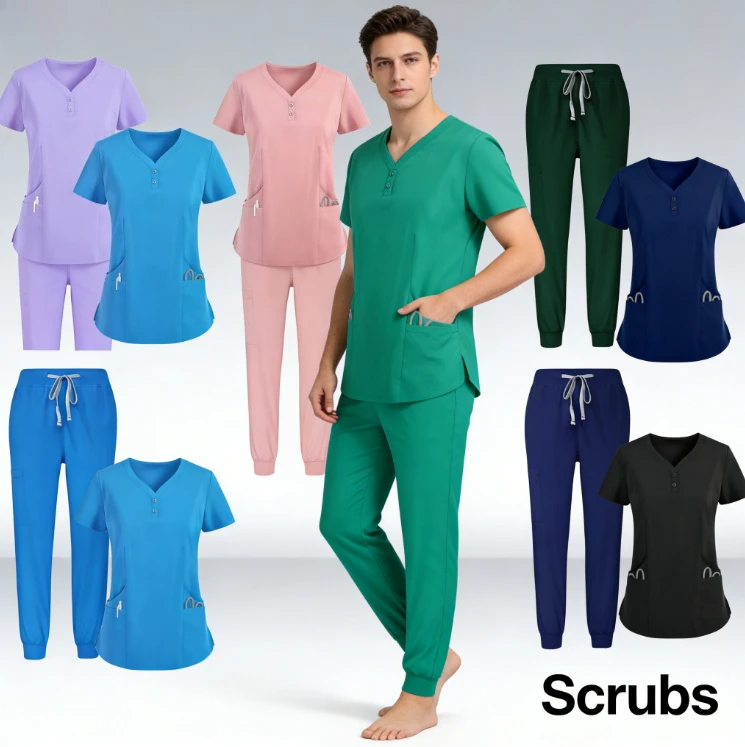 2026 Thin Quick Dry Scrubs Set Comfortable Work Uniform Soft Top And Pants For Salon Spa And Daily Work Wear
2026 Thin Quick Dry Scrubs Set Comfortable Work Uniform Soft Top And Pants For Salon Spa And Daily Work Wear