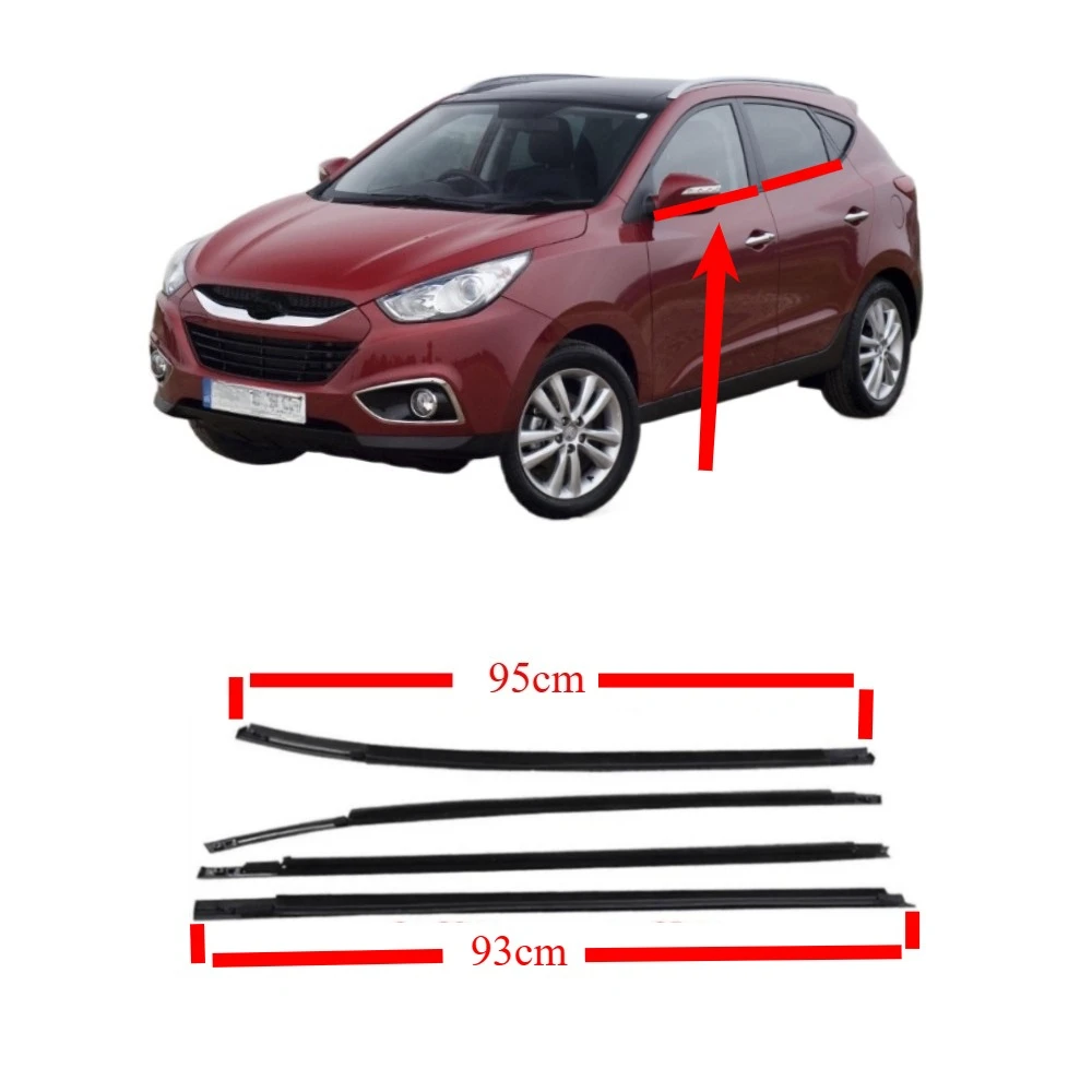 Комплект из 4 уплотнителей стекол (черные или хромированные) для Hyundai IX35 82210-2S000, уплотнители для Hyundai Tucson LM II 2010-2013
Комплект из 4 уплотнителей стекол (черные или хромированные) для Hyundai IX35 82210-2S000, уплотнители для Hyundai Tucson LM II 2010-2013