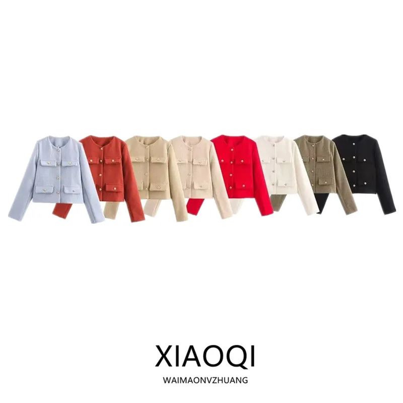 Women's Casual Long Sleeve round Neck Short Length Suit Jacket Spring Autumn New Arrival Fashion Versatile Loose Fit Regular ...
Women's Casual Long Sleeve round Neck Short Length Suit Jacket Spring Autumn New Arrival Fashion Versatile Loose Fit Regular ...