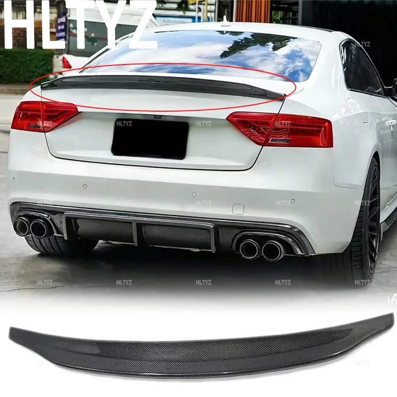 For 2009-2016 Audi A5 B8 B8.5 8TA 8T3 2-door high-quality carbon fiber material HK style trunk lid spoiler rear wing body kit
For 2009-2016 Audi A5 B8 B8.5 8TA 8T3 2-door high-quality carbon fiber material HK style trunk lid spoiler rear wing body kit