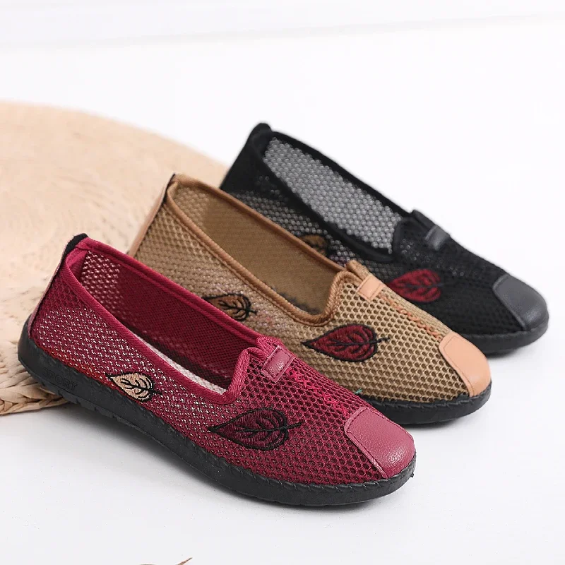 Summer Women Loafers Shoes Hollow-out Flats Shoes Woman Comfortable Ladies Breathable Mesh Slip on Footwear Casual Female Shoes
Summer Women Loafers Shoes Hollow-out Flats Shoes Woman Comfortable Ladies Breathable Mesh Slip on Footwear Casual Female Shoes