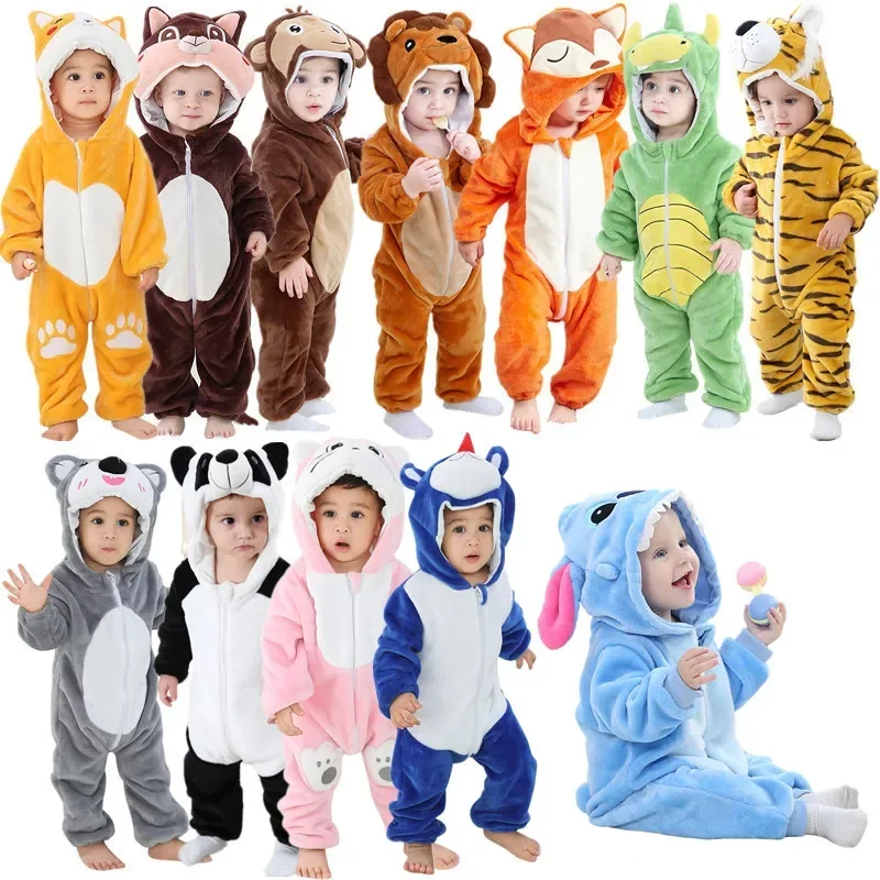 Newborn Dinosaur/fox/tiger/panda/monkey Animal Romper Baby Cartoon Animal Cosplay Jumpsuit Pajamas Winter Warm Costume /
Newborn Dinosaur/fox/tiger/panda/monkey Animal Romper Baby Cartoon Animal Cosplay Jumpsuit Pajamas Winter Warm Costume /