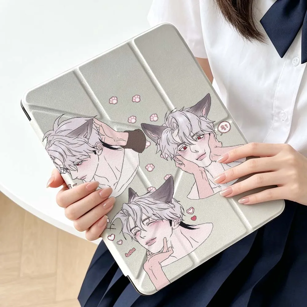Cartoon Wolf Ears Man Soft For Apple iPad Air A16 4 5 11th 10th 7th 11 12.9 13 10.5 inch Gen 3Y Tablet Case
Cartoon Wolf Ears Man Soft For Apple iPad Air A16 4 5 11th 10th 7th 11 12.9 13 10.5 inch Gen 3Y Tablet Case