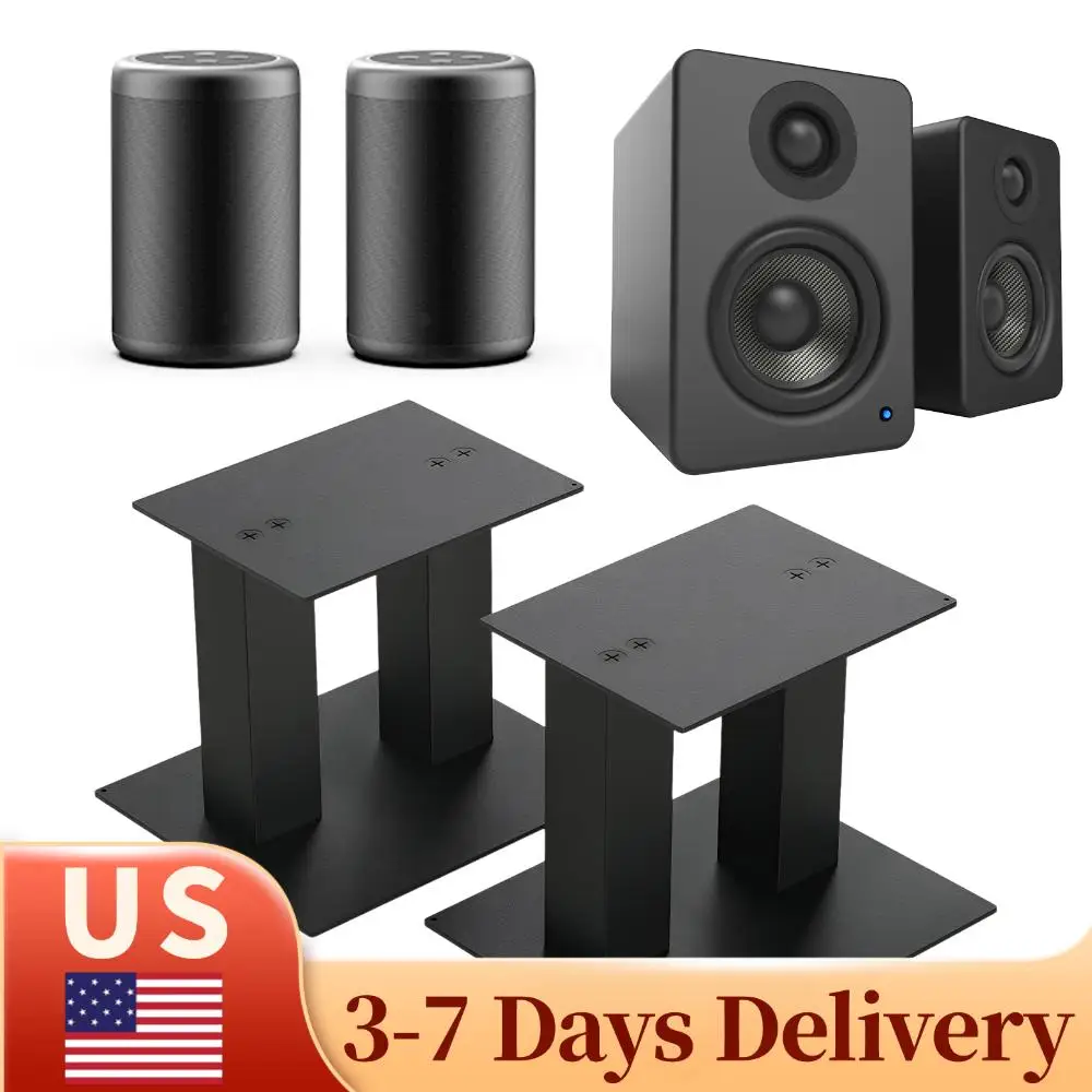 1 пара универсальных металлических подставок для полочных колонок и студийных мониторов, выдерживающих до 25 фунтов, для компьютерных и полочных колонок
1 пара универсальных металлических подставок для полочных колонок и студийных мониторов, выдерживающих до 25 фунтов, для компьютерных и полочных колонок