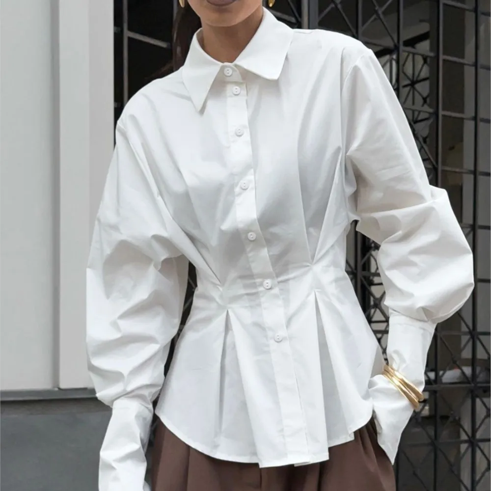 Fashion Casual Women's Shirt Spring Summer New Solid Color Elegant Slim Fashion Commuter Single-breasted Lapel Long-sleeved Top
Fashion Casual Women's Shirt Spring Summer New Solid Color Elegant Slim Fashion Commuter Single-breasted Lapel Long-sleeved Top